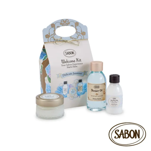 【SABON】新升級 明星三部曲推薦組(沐浴油100ml+身體磨砂膏60g+絲綢身體乳50ml)_官方直營