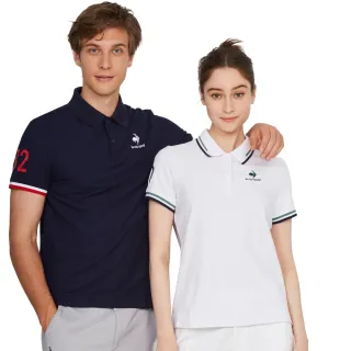 【LE COQ SPORTIF 公雞】休閒潮流短袖POLO衫 男女款-4色-LWT21942_LWT22942