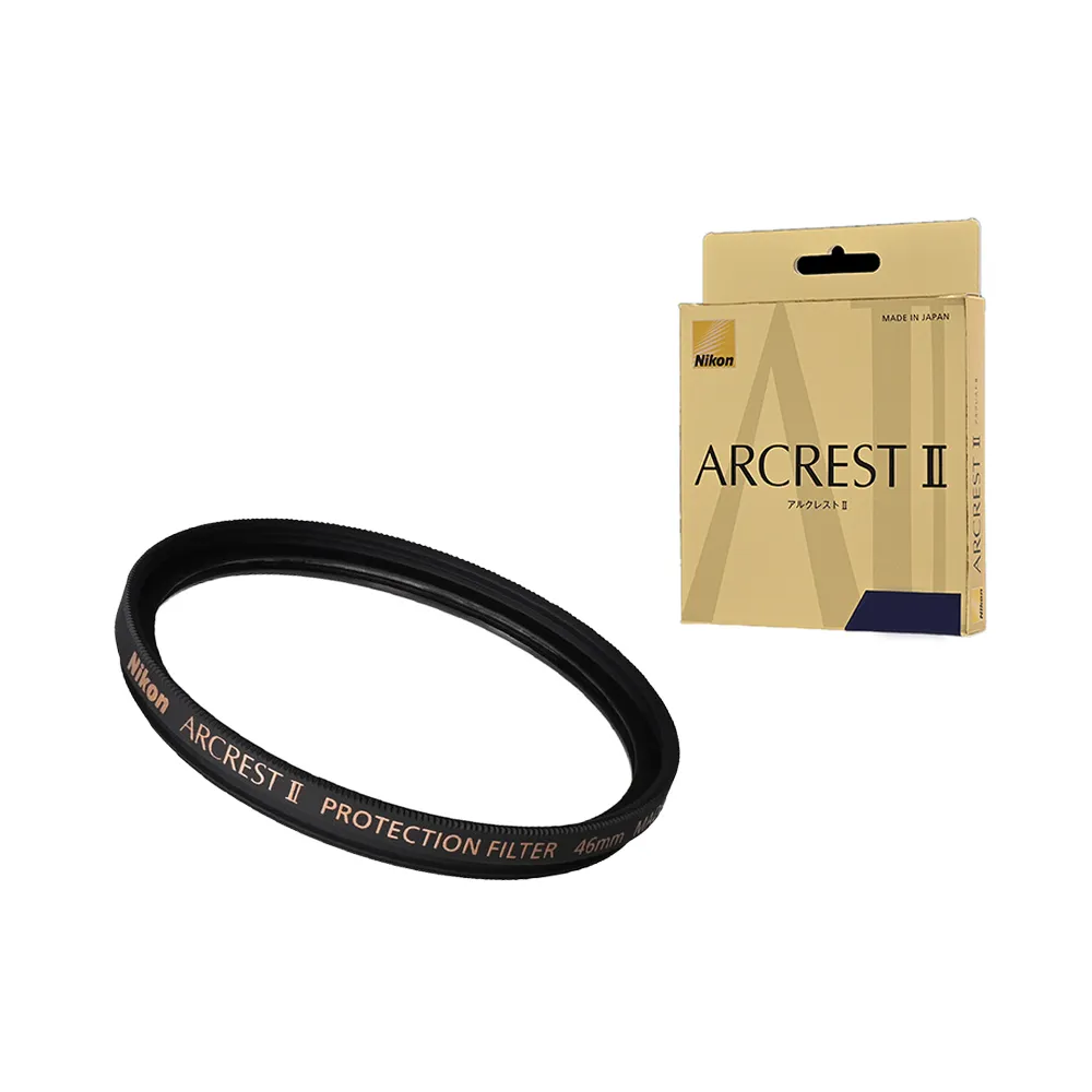 【Nikon 尼康】ARCREST II PROTECTION FILTER 46mm 保護鏡(公司貨)