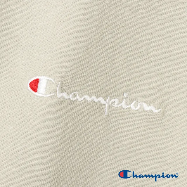 【Champion】官方直營-純棉刺繡LOGO無袖上衣-女(米色)