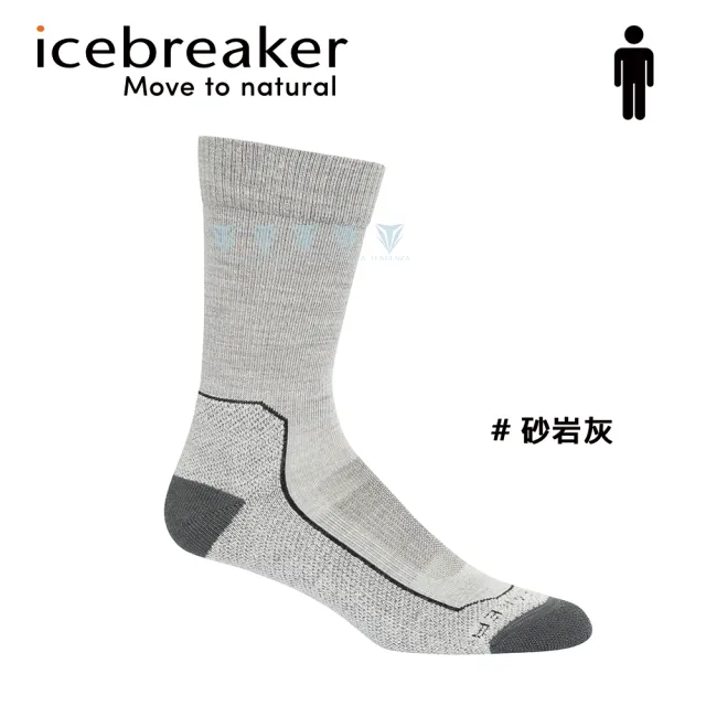 【Icebreaker】男 中筒薄毛圈健行襪- IB105103(美國製造/羊毛襪/健行襪/美麗諾)