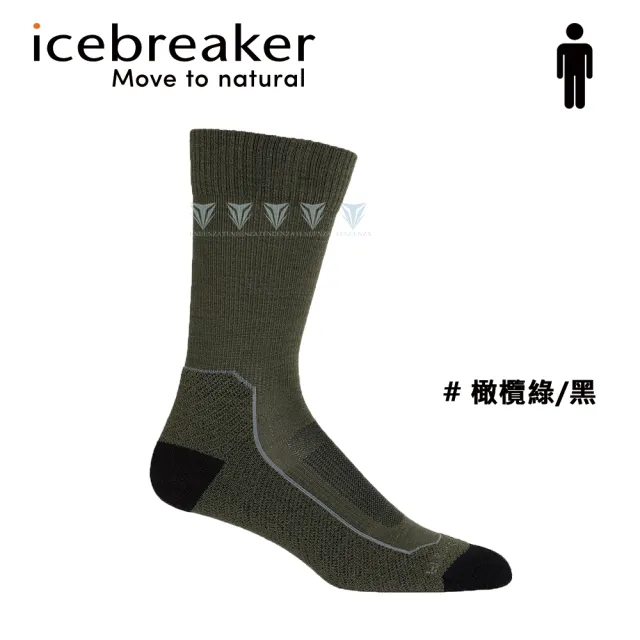 【Icebreaker】男 中筒薄毛圈健行襪- IB105103(美國製造/羊毛襪/健行襪/美麗諾)