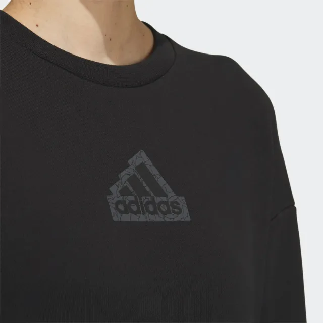 【adidas 愛迪達】CITY ESCAPE 長袖上衣 大學T 女(IP7070)