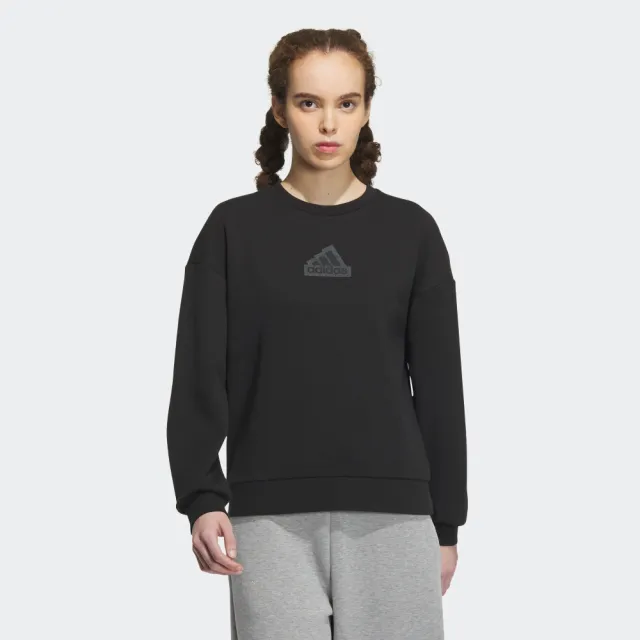 【adidas 愛迪達】CITY ESCAPE 長袖上衣 大學T 女(IP7070)