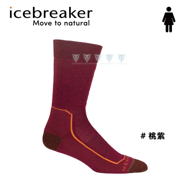 【Icebreaker】女 中筒中毛圈健行襪 IB105097(美國製造/羊毛襪/健行襪/美麗諾)