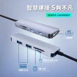 【TeZURE】五合一USB Type-C Hub多功能集線器 轉接器(HDMI/USB-A*2/SD/TF 讀卡機/MacBook)