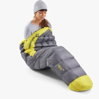 【SEA TO SUMMIT】Spark W -1極輕暖鵝絨睡袋L 淺灰黃/-1~-7℃/639g(登山睡墊/充氣睡墊/露營睡墊)