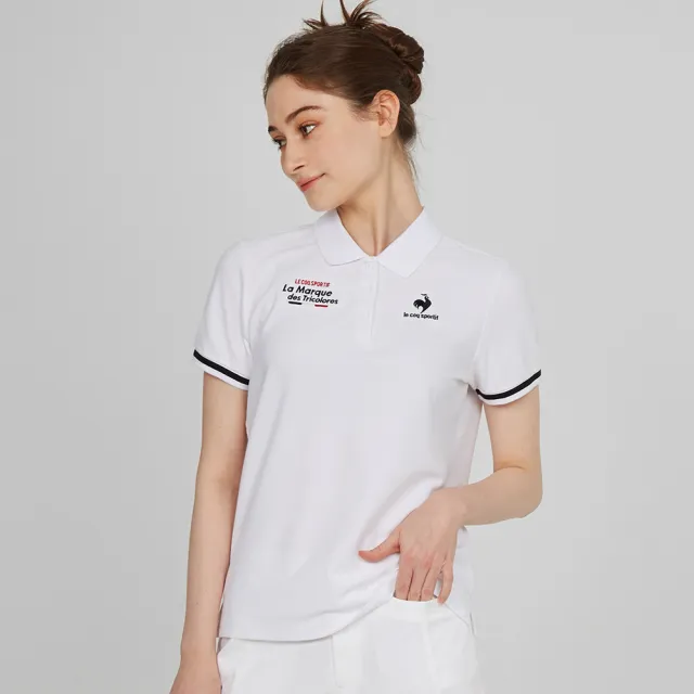 【LE COQ SPORTIF 公雞】雙11 休閒經典短袖POLO衫 男女款-4色-LWT21941_LWT22941