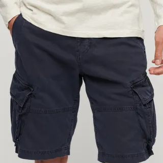 【Superdry】男裝 休閒短褲 工裝短褲 Core Cargo Short(海軍藍)