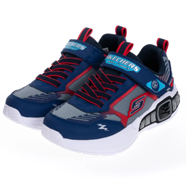 SKECHERS 男童系列 燈鞋 LIGHT STORM 3(400151LNVRD)