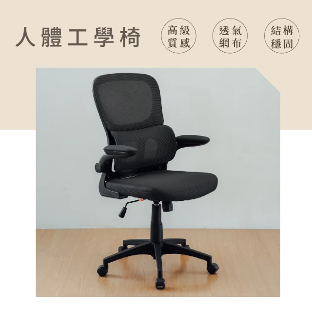 LOGIS 雷特舒適腰枕全網電腦椅(電腦椅 辦工椅 人體工學