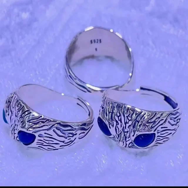 【勝弘珠寶】多明尼加天空藍貓頭鷹神秘戒指