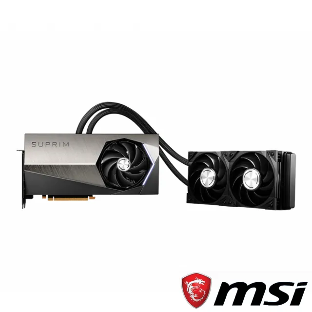 【MSI 微星】240水冷組合★GeForce RTX 4090 SUPRIM LIQUID X 24G 顯示卡+MAG E240水冷風扇