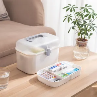 【FL 生活+】家用緊急醫藥箱-大型款(藥品箱/急救箱/藥品收納盒/A-070)