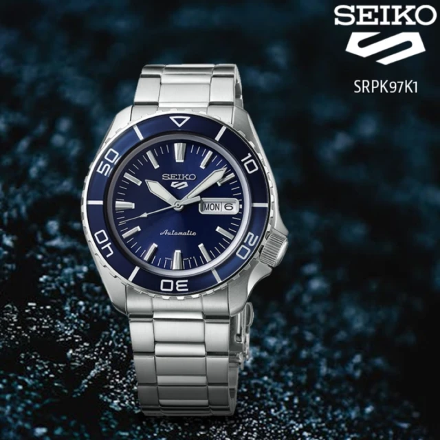 SEIKO 精工 精工五號 5 Sports 潛水風機械錶 42.5mm(SRPK97K1/4R36-16D0B-SK027)