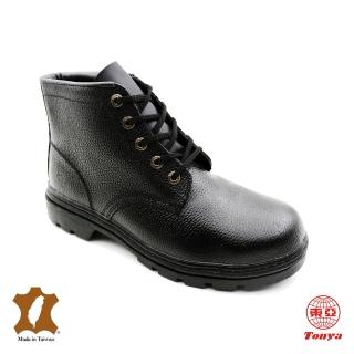Toping 專業安全鞋｜皮革製中筒安全鞋/P523黑/尺寸7-11/耐磨大底/超止滑