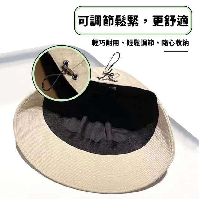 【StarGo】趙露思同款漁夫帽 防紫外線太陽帽 夏季遮陽防曬帽 鴨舌帽 棒球帽 帽子女