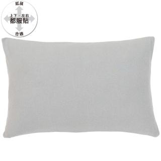 【NITORI 宜得利家居】伸縮枕套 N FIT PALIN GY(伸縮枕套 枕套 N FIT)
