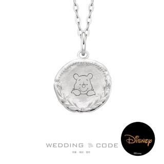【WEDDING CODE】14K金 迪士尼小熊維尼雷刻項鍊TOP0597(限量 618限定 現貨 禮盒)