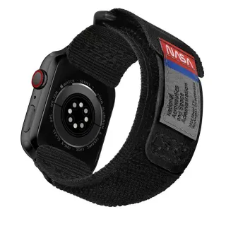 【Mifa】AppleWatch EDC-34戰術尼龍混搭真皮皮革運動錶帶_適用1-11代(適用1-11代 42舊款S3/44/45/46/49mm)