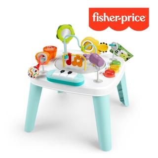 【Fisher price 費雪】趣味學習三合一遊戲桌(跳跳椅/寶寶跳/練習站立/彌月禮)
