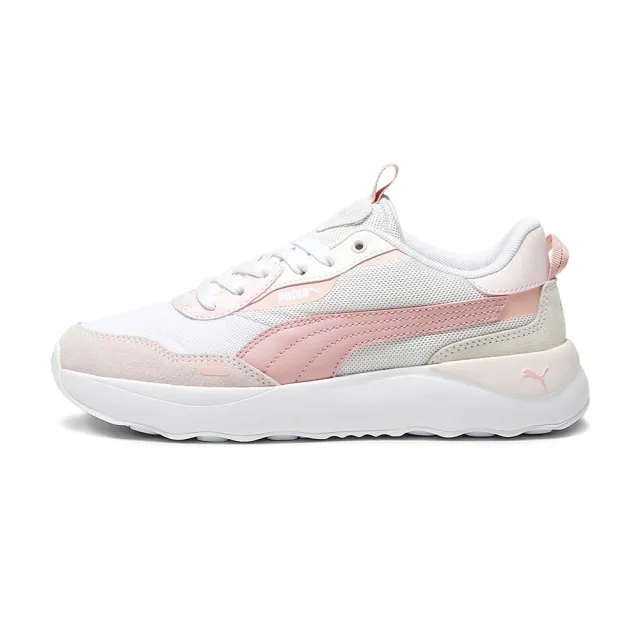 【PUMA】Runtamed Platform 女鞋 白灰粉色 網布 拼接 麂皮 皮革 復古 運動 休閒鞋 39232404