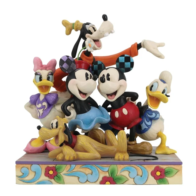 Enesco 精品家飾 Disney 迪士尼 米奇和朋友們舞會跳舞居家擺飾