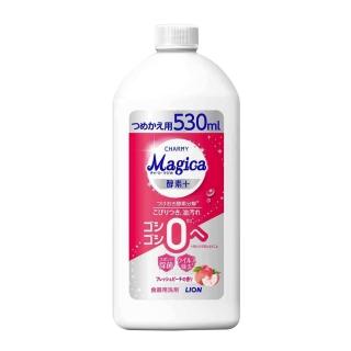 【LION 獅王】Charmy Magica 酵素+系列洗碗精 水蜜桃香 530ml
