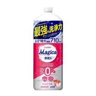 【LION 獅王】Charmy Magica 酵素+系列洗碗精 水蜜桃香 710ml