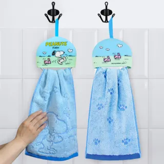 【SNOOPY 史努比】買一送一台灣製100%純棉擦手巾(Peanuts  緹花造型 擦拭巾 毛巾可更換 毛巾可機洗)