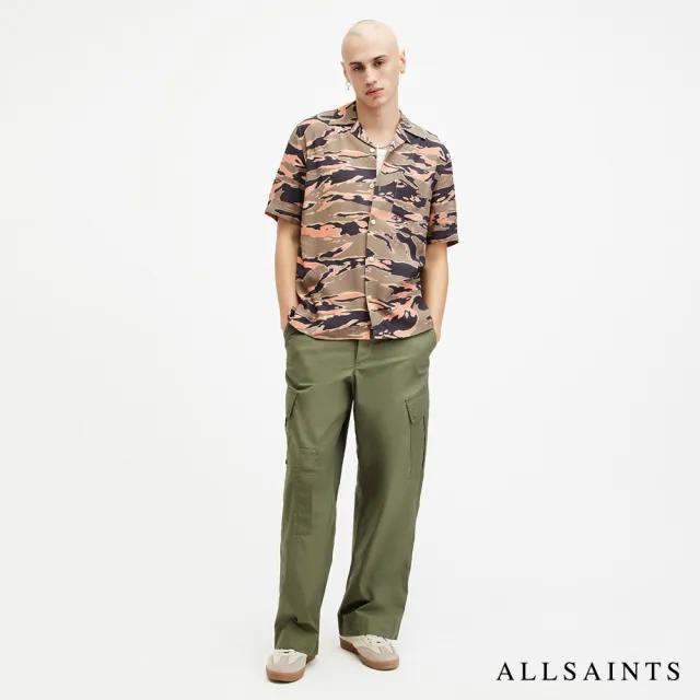 【ALLSAINTS】SOLAR 人造絲迷彩夏威夷花襯衫 M044SA(舒適版型)