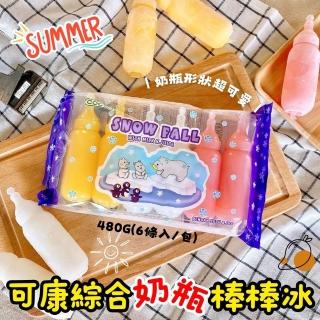 【可康】綜合雪花棒棒冰480g(6袋入)
