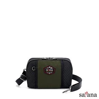 【satana】Explore 探索貼身斜揹包/輕量(軍綠色拼接★新品上市)