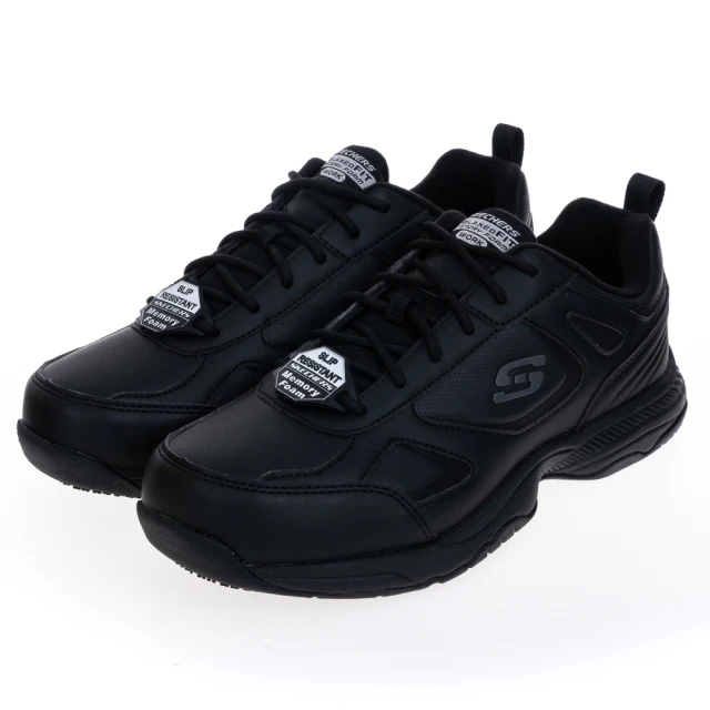 SKECHERS 男鞋 工作鞋系列 DIGHTON SR 寬楦款(77111WBLK)