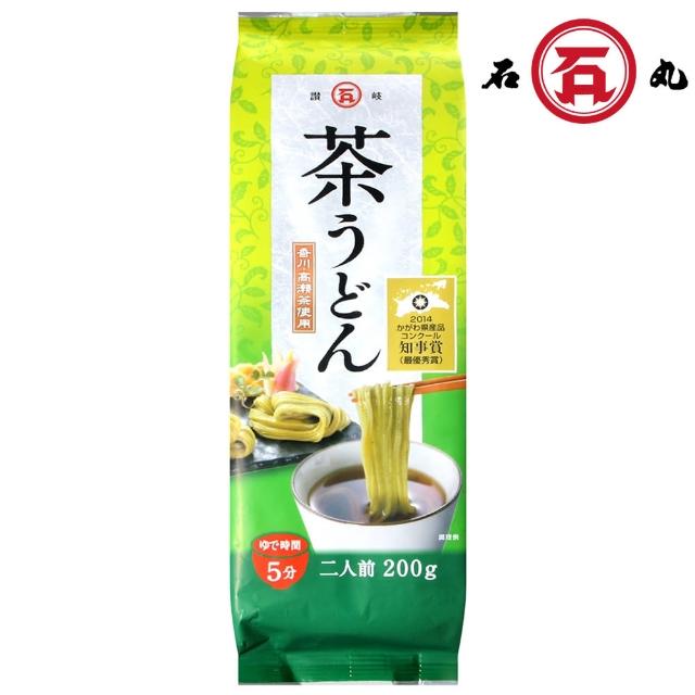 【石丸製麵】讚岐 茶香烏龍麵 200g(日本製 香川讚岐 細烏龍 高湯烏龍 沾麵 冷烏龍)