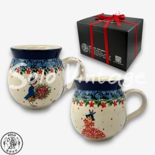 【SOLO 波蘭陶】CA 波蘭陶 350ML 杯子禮盒組 紅公主系列 王子系列 CERAMIKA ARTYSTYCZNA