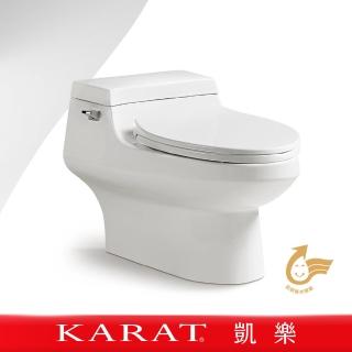 【KARAT凱樂】月石單體馬桶(省水馬桶/靜音馬桶/低水箱馬桶/金級省水)