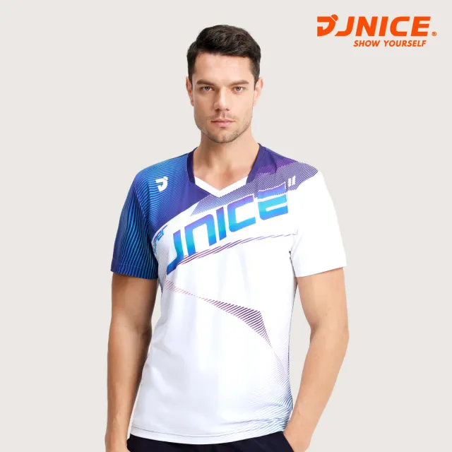 【JNICE 久奈司】超級久奈司吸濕速乾 排汗衣 運動上衣 運動服 -藍白(JT-1091-BL)