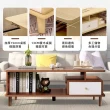 【Ashley House】桓藤木質造型單抽屜茶几桌100x60cm(咖啡桌 客廳桌 大桌子 桌子 大茶几 置物桌)