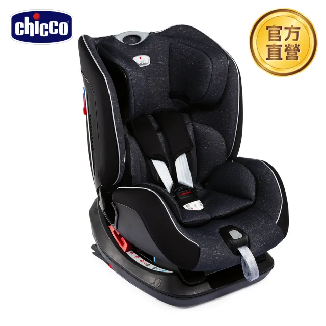 【Chicco 官方直營】Seat up 012 Isofix安全汽座勁黑版(兩色可選)