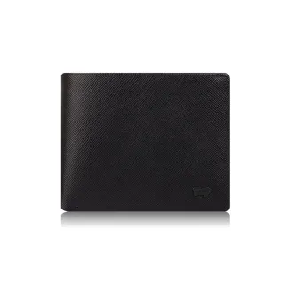 【BRAUN BUFFEL 德國小金牛】台灣總代理 洛菲諾P-II 10卡男夾-黑色(BF347-314-BK)