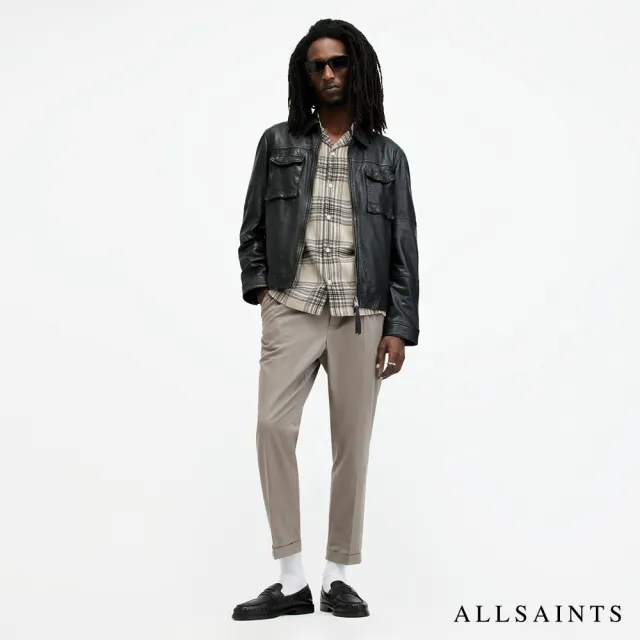 【ALLSAINTS】PADRES 格紋公羊頭骨夏威夷花襯衫 MS520Z(舒適版型)