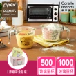 【CorelleBrands 康寧餐具】Pyrex Snoopy 單耳量杯兩入組(500ml/1000ml)