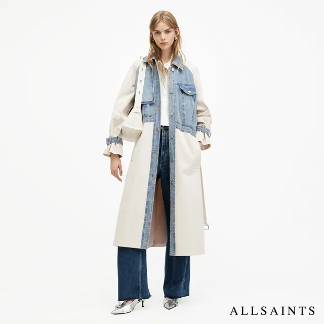 【ALLSAINTS】DAYLY 牛仔風衣外套 WO508Z(舒適版型)