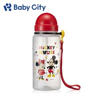 【BabyCity娃娃城 官方直營】迪士尼滑蓋水壺(米奇.米妮)