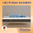 【德國Emma】Lite獨立筒床墊 贈保潔墊 標準單人(100天試睡 高CP值專利涼感透氣記憶棉獨立筒床墊)