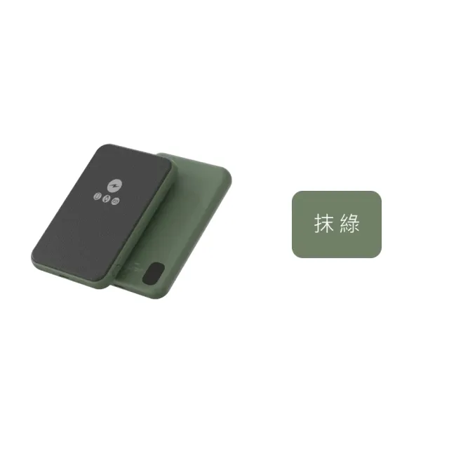 【POLYBATT】LT001 5000mAh石墨烯銅導散熱 15W磁吸MagSafe三用快充行動電源(台灣製)