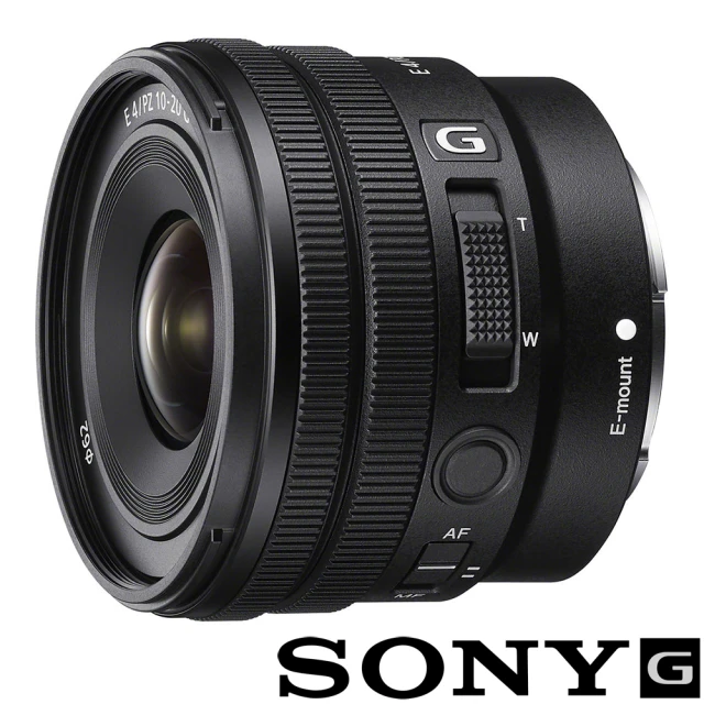 【SONY 索尼】E PZ 10-20 mm F4 G SELP1020G(公司貨 超廣角電動變焦鏡頭 APS-C 無反微單眼鏡頭)