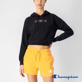 【Champion】官方直營-LOGO印花短褲-女(橘色)