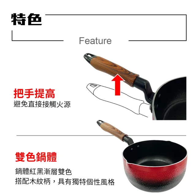 【PERFECT 理想】晶品不沾深型平底鍋20cm 台灣製造(適用IH及各式爐具)